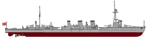 [HASEGAWA CH122  ] HASEGAWA CH122  1/700 IJN Tenryu, coque pleine 