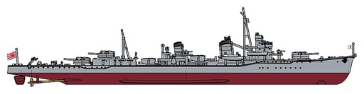 [HASEGAWA CH126  ] HASEGAWA CH126  1/700 IJN Minegumo, coque pleine 