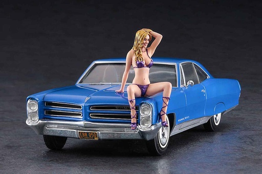 [HASEGAWA SP424  ] HASEGAWA SP424  1/24 1966 American Coupe P avec figure féminine 