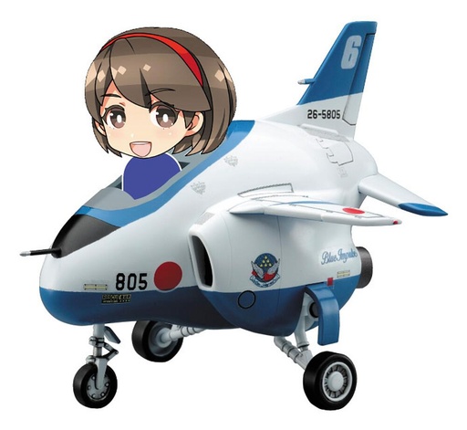 [HASEGAWA SP444  ] HASEGAWA SP444  1/12 EGG Girls Collection Nr. 01, Rei Hazumi m. T-4 Blue Impulse 