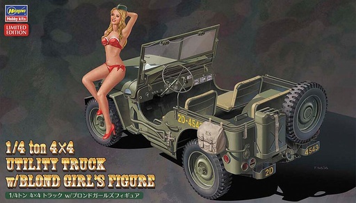 [HASEGAWA SP449  ] HASEGAWA SP449  1/24 1/4 T. 4 x 4 Camion avec femme 