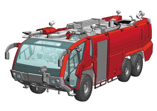 [HASEGAWA SW05  ] HASEGAWA SW05  1/72 Rosenbauer Panther 6x6 
