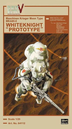 [HASEGAWA 64112  ] HASEGAWA 64112  1/20 Machines Guerrier MK44H-0, Whiteknight, Prototype 
