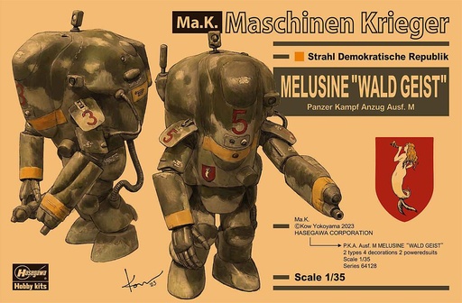 [HASEGAWA 64128  ] HASEGAWA 64128  1/35 P.K.A. Exécution M Mélusine, esprit de la forêt, 2 kits 