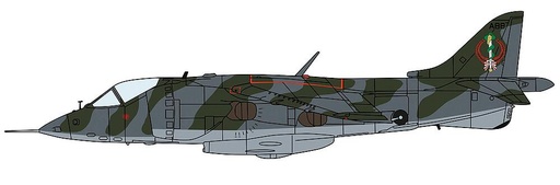 [HASEGAWA 64766  ] HASEGAWA 64766  1/72 Area 88 AV 8A Harrier, Kim Abba 