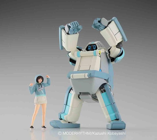 [HASEGAWA 64793  ] HASEGAWA 64793  1/35 MechatroCHUNK no. 2 Grayish Mint &amp; Support Girl 
