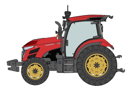 [HASEGAWA 66108  ] HASEGAWA 66108  1/35 Tracteur Yanmar YT5113A, Robot Tractor 