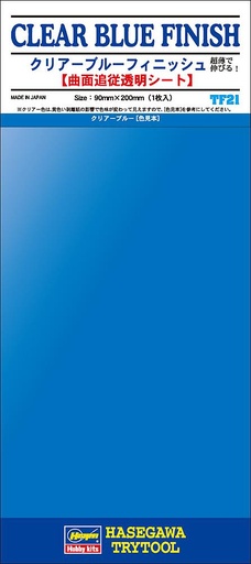 [HASEGAWA TF21  ] HASEGAWA TF21     Film adhésif, bleu clair, 90 x200 mm 