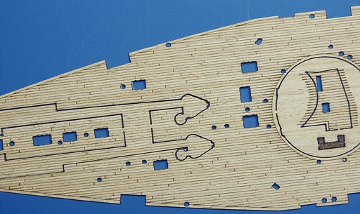 [HASEGAWA QG42  ] HASEGAWA QG42  1/350 Plateau en bois pour Z24 Batt 