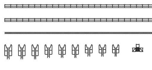 [HASEGAWA QG72  ] HASEGAWA QG72  1/700 Bateaux japonais, pièces d'équipement set A 