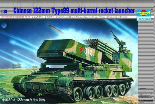 [TRUMPETER 307  ] TRUMPETER 307  1/35 Lance-roquettes chinois 122 mm type 89 