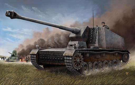 [TRUMPETER 350  ] TRUMPETER 350  1/35 Allemands 12.8 cm Artillerie automotrice 