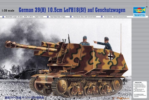 [TRUMPETER 353  ] TRUMPETER 353  1/35 Obusier blindé de campagne 18 surSfl. 39 (H) 