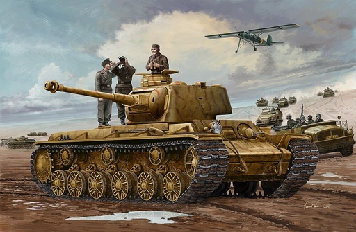 [TRUMPETER 366  ] TRUMPETER 366  1/35 Véhicule de combat blindé allemand KV-1 756 
