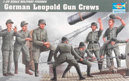[TRUMPETER 406  ] TRUMPETER 406  1/35 Équipage pour canon Leopold, 8 hommes 