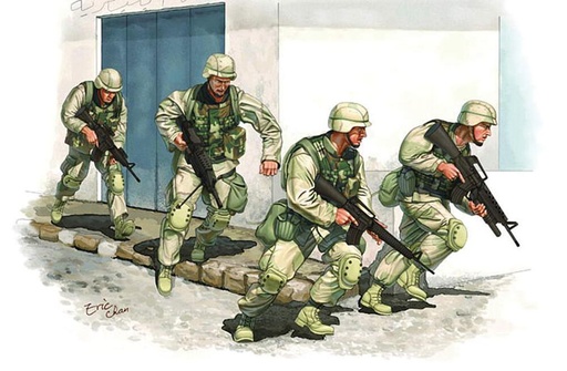 [TRUMPETER 418  ] TRUMPETER 418  1/35 Armée américaine moderne, en Irak 