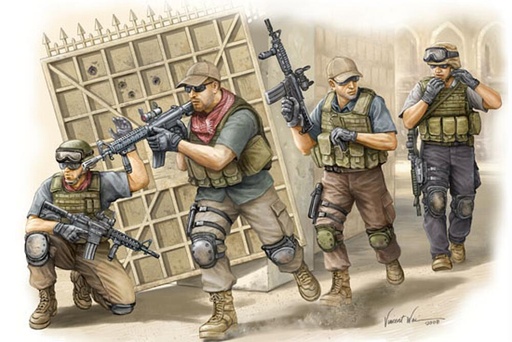 [TRUMPETER 419  ] TRUMPETER 419  1/35 PMC modernes en Irak 