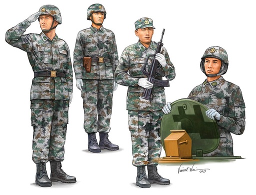 [TRUMPETER 431  ] TRUMPETER 431  1/35 PLA Équipage de char 