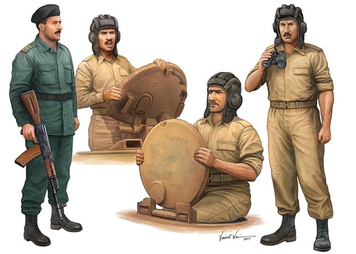[TRUMPETER 439  ] TRUMPETER 439  1/35 Equipage de chars irakiens 