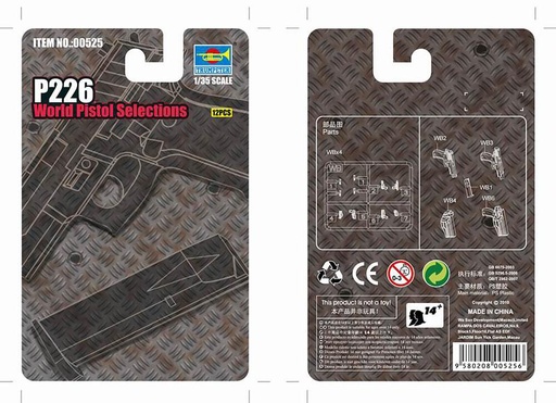 [TRUMPETER 525  ] TRUMPETER 525  1/35 Small Arms : P226 