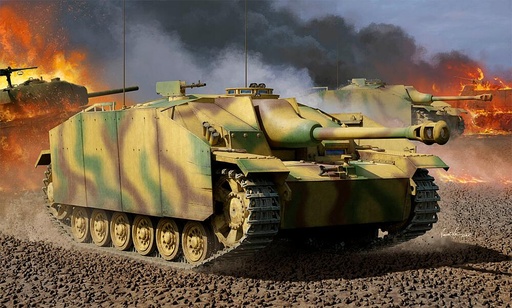 [TRUMPETER 947  ] TRUMPETER 947  1/16 Stug III Ausf. G, production tardive (2in1) 