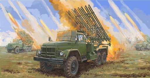[TRUMPETER 1062  ] TRUMPETER 1062  1/35 2B7R Lance-roquettes BM13 NMM 
