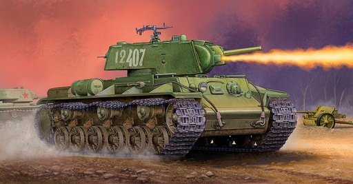 [TRUMPETER 1568  ] TRUMPETER 1568  1/35 KV-8S Tournette soudée 