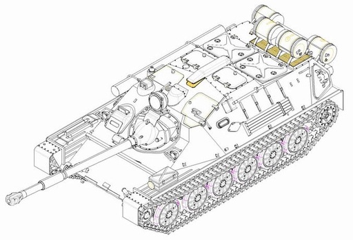 [TRUMPETER 1588  ] TRUMPETER 1588  1/35 ASU-85 Airborne self-propelled Gun Mod. 1956 