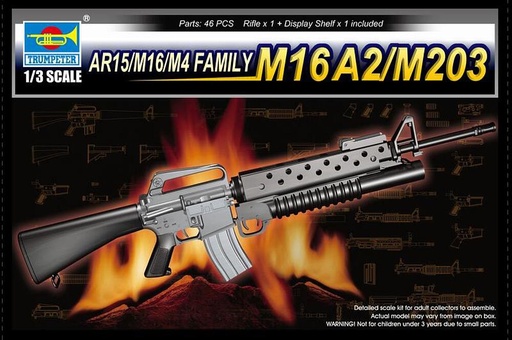 [TRUMPETER 1904  ] TRUMPETER 1904  1/3 Small Arms : M16A2/M203 