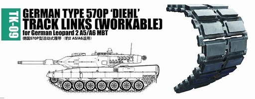 [TRUMPETER 2039  ] TRUMPETER 2039  1/35 Chaînes pour chars Type 570P DIEHL pour Leopard 