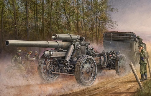 [TRUMPETER 2304  ] TRUMPETER 2304  1/35 Allemand 15 cm s. FH 18 obusier de campagne 