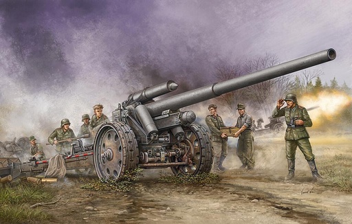 [TRUMPETER 2305  ] TRUMPETER 2305  1/35 Allemand s. 10 cm K.18 Cannon 