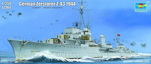 [TRUMPETER 5323  ] TRUMPETER 5323  1/350 DKM Z43, 1944 