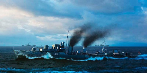 [TRUMPETER 5333  ] TRUMPETER 5333  1/350 HMCS Huron, 1944 