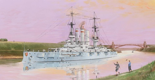 [TRUMPETER 5355  ] TRUMPETER 5355  1/350 SMS Schleswig-Holstein,1908 