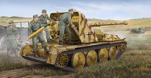 [TRUMPETER 5550  ] TRUMPETER 5550  1/35 Porte-armes allemand 8,8 cm PAK-43 