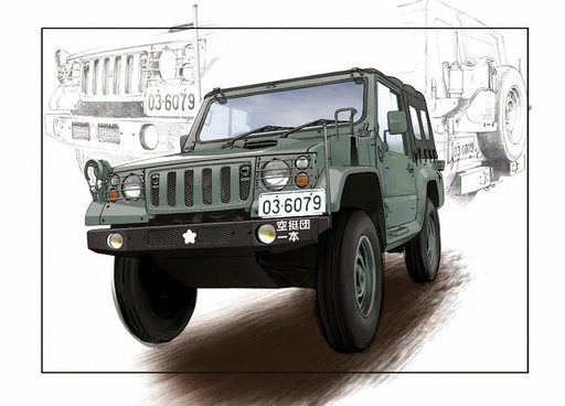 [TRUMPETER 5572  ] TRUMPETER 5572  1/35 JGSDF Type 73 Jeep, version révisée 