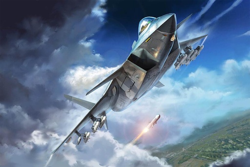 [TRUMPETER 5821  ] TRUMPETER 5821  1/48 J20 Mighty Dragon Beast 