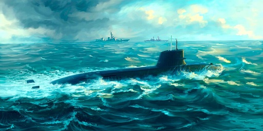 [TRUMPETER 5911  ] TRUMPETER 5911  1/144 JMSDF Sous-marin de classe Soryu 