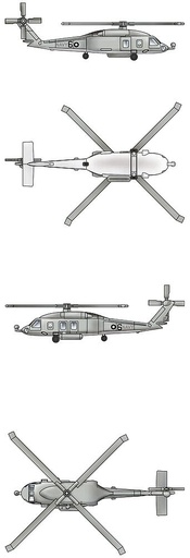 [TRUMPETER 6232  ] TRUMPETER 6232  1/350 HH-60H Rescue Hawk 