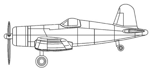 [TRUMPETER 60  ] TRUMPETER 60  1/350 FU-4 Corsair 