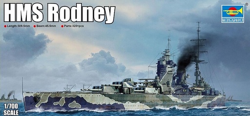 [TRUMPETER 6718  ] TRUMPETER 6718  1/700 HMS Rodney 