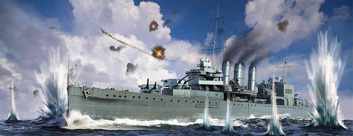 [TRUMPETER 6734  ] TRUMPETER 6734  1/700 HMS Cornwall 