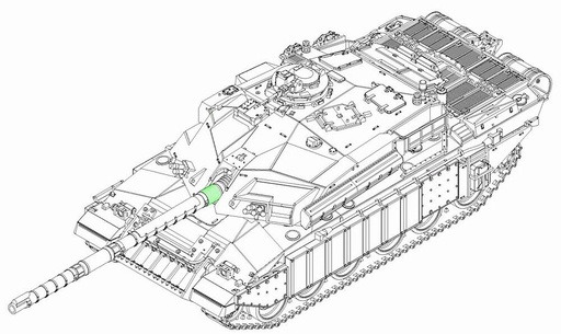 [TRUMPETER 7105  ] TRUMPETER 7105  1/72 British Challenger 1 MBT version désert 