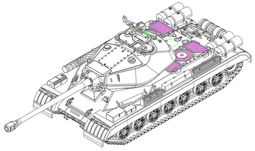 [TRUMPETER 7143  ] TRUMPETER 7143  1/72 JS-4 