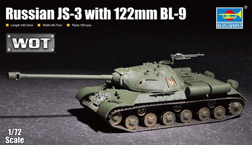 [TRUMPETER 7163  ] TRUMPETER 7163  1/72 JS-3 avec 122mm BL9 