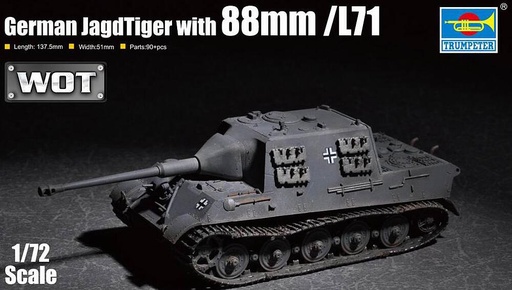[TRUMPETER 7166  ] TRUMPETER 7166  1/72 Jagdtiger avec 88mm /L71 