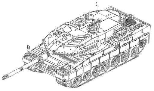 [TRUMPETER 7191  ] TRUMPETER 7191  1/72 Léopard 2A6 MBT 