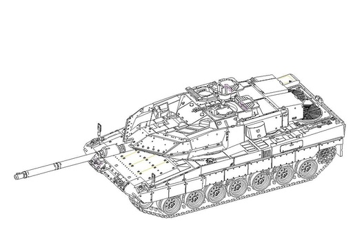 [TRUMPETER 7192  ] TRUMPETER 7192  1/72 Leopard 2A6 EX MBT 