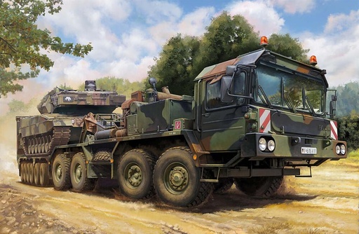 [TRUMPETER 7196  ] TRUMPETER 7196  1/72 Faun SLT-56 avec remorque de 56 tonnes 